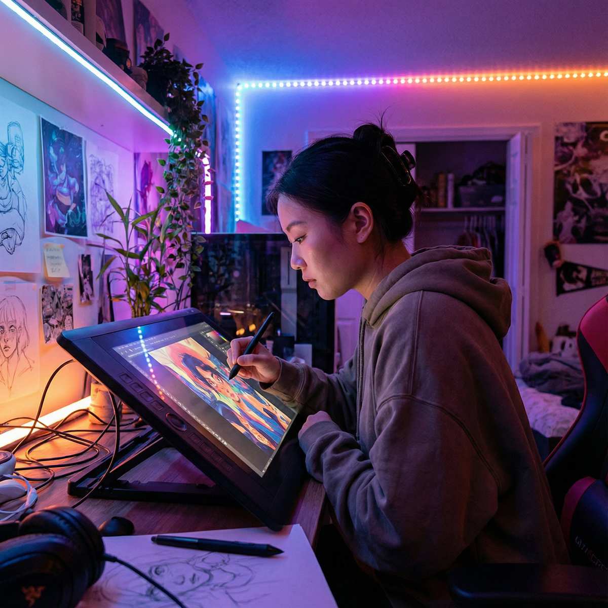 海角社区创作者画意人生